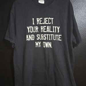 Vintage Mythbusters Shirt Mens XL Black Y2K Discovery Channel TV Show Promo Tee